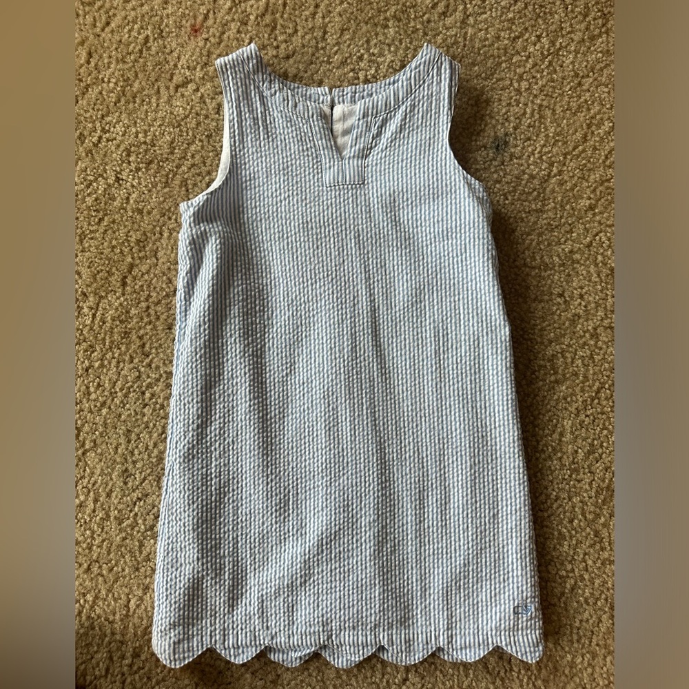 Girls vineyard vines seersucker dress